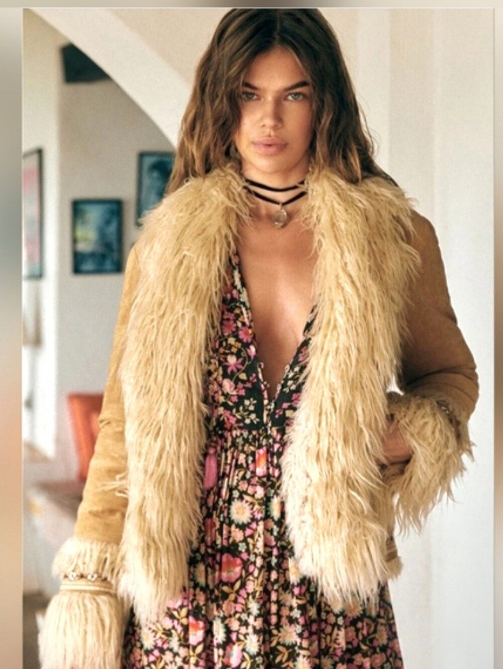 SPELL & THE GYPSY COLLECTIVE JOPLIN CROPPED JACKET – HAZELNUT – SIZE LARGE